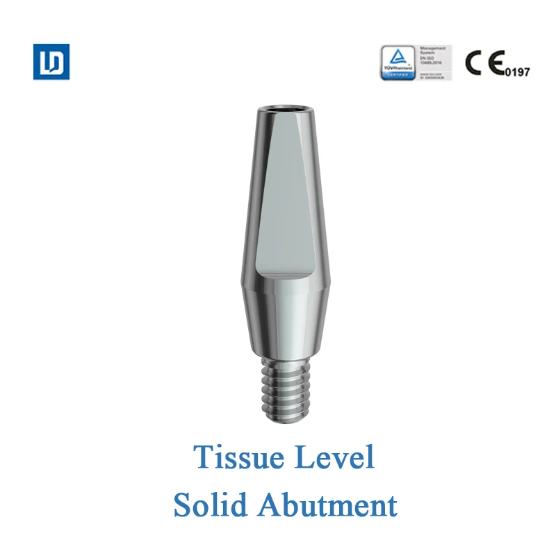 MSLD LeadOss dental abutment solid abutment tissue level titanium base abutment compatible with straumann