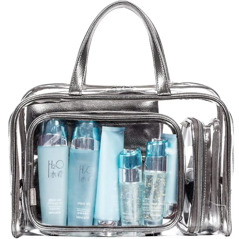 China Supplier Most Popular Product Travel Transparent PVC Cosmetic Clear Bag