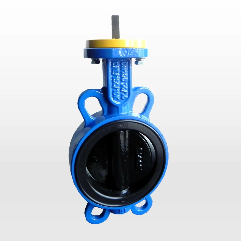 BS 5155 butterfly valve with wafer connection, centerline shaft