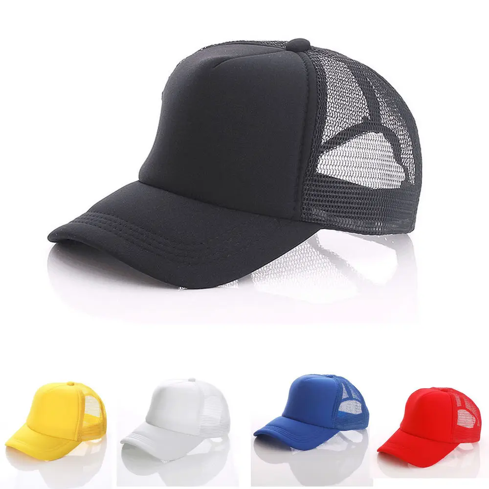 Promotional Trucker Caps Printing LOGO Front material polyester with sponge,back mesh snapback trucker cap