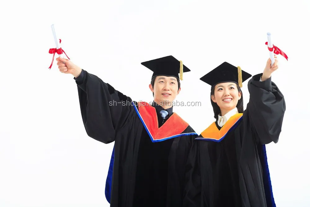 PHD academic cheap graduation robe