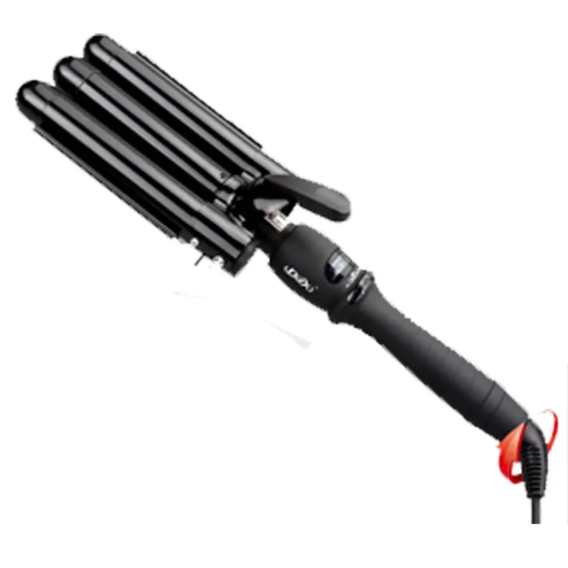 5 In 1 Curling Iron Wand Ceramic Hair Curler Rollers Curly Diffuser No Heat 3 Barrel Electric Electron Curlers Heatless