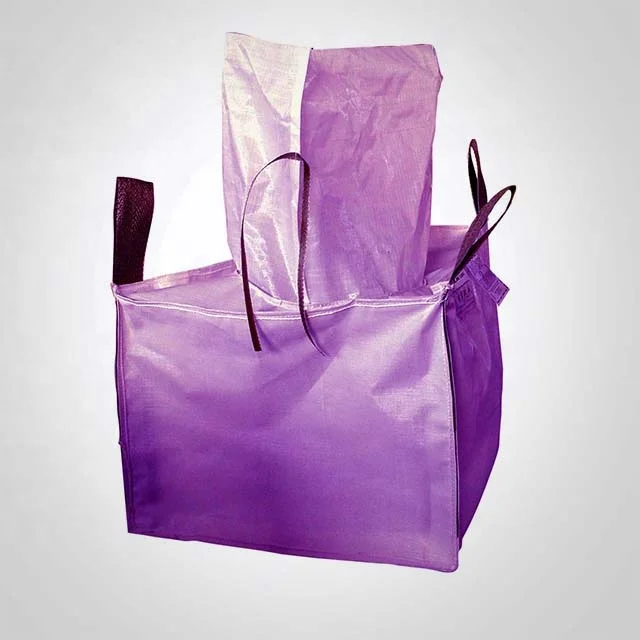 
Big bag 1000kg FIBC container bag black with filling spout 