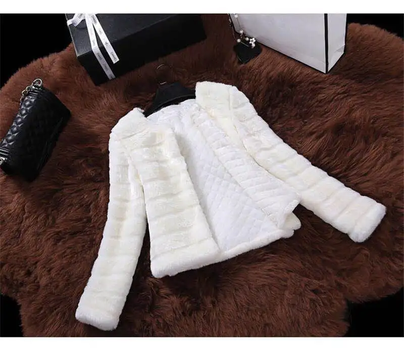 small moq wholesale  and custom fashion high quality  faux mink fur coat, Factory price Shenzhen Lily Cheng