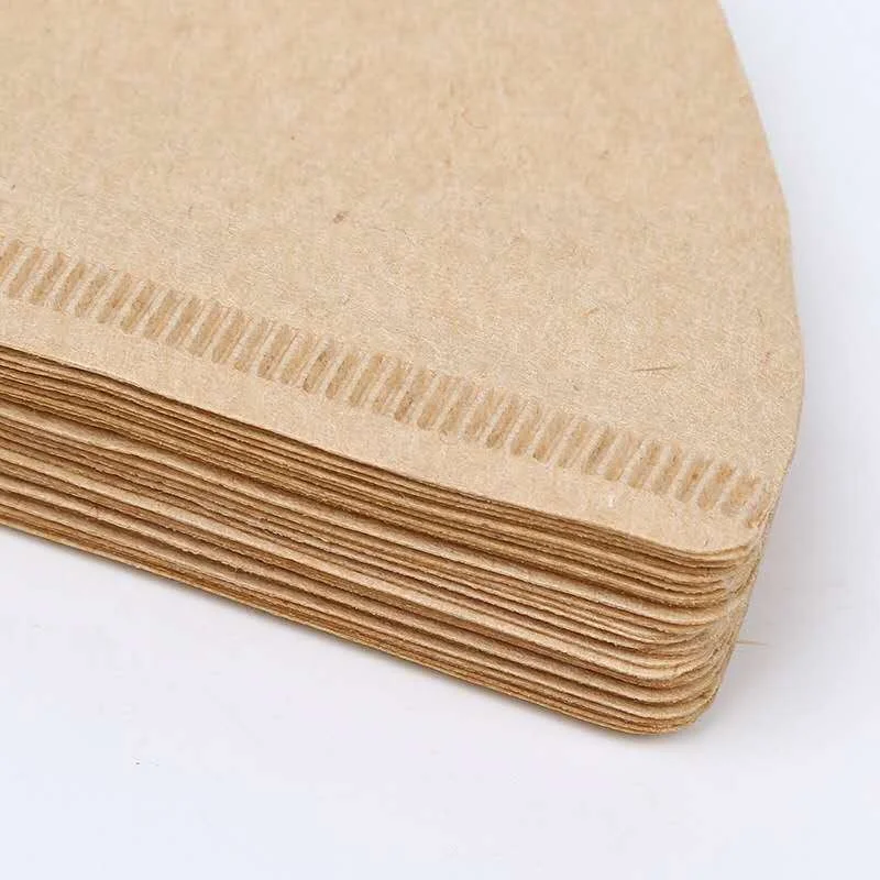 Manufacture Natural Wood Pulp Unbleached Coffee Filter Paper For Coffee Filter