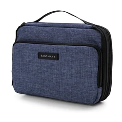 Double Layer Cord Data Usb Charge Cable Organizer Travel Digital Electronics Accessories Storage Bag