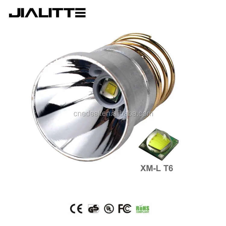 
Jialitte F059 800 Lumen CREEs XML T6 LED Drop-in Module Torch Bulb LED Repair Parts 501B 502B Flashlight 