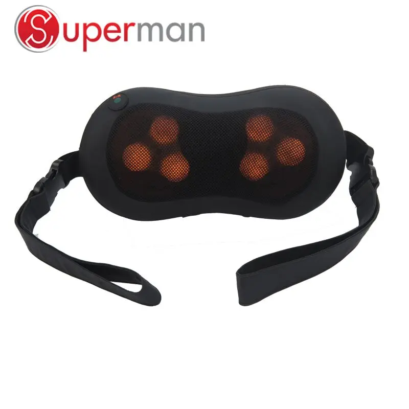wholesale eight rollers shiatsu 3d neck massager car home massage cushion neck shoulder waist massage