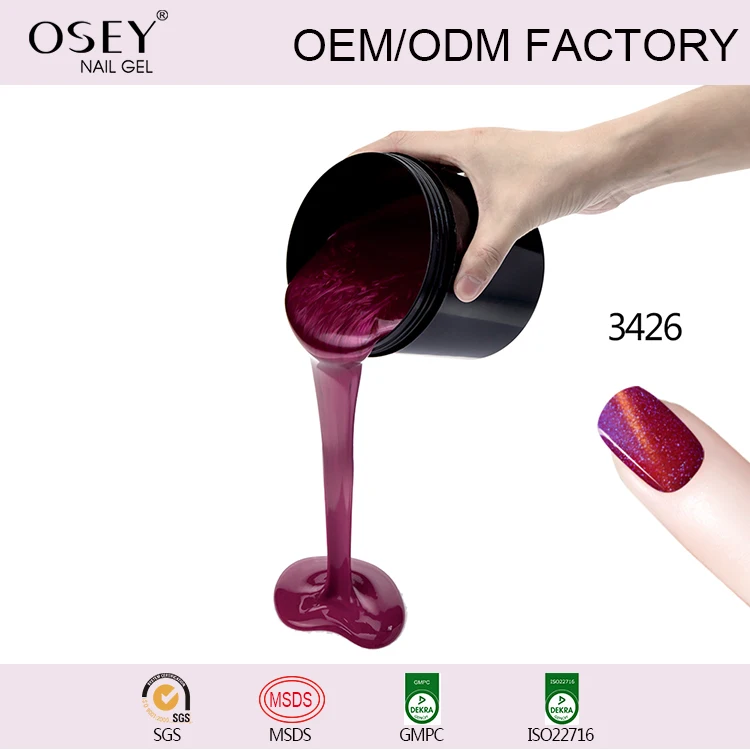 
Osey 2021 New Bottle Tech Pretty Private Label OSEY Wholesale Chameleon gel Cat Eye Gel Polish Soak Off Uv Gel Polish 