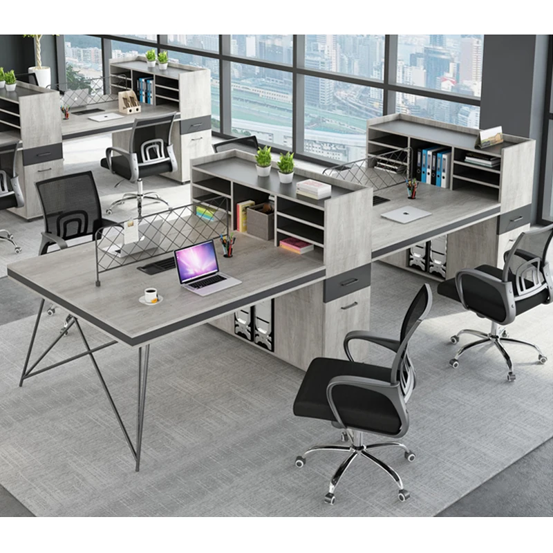 office furniture and partition 6 person office desk 4 person office workstation