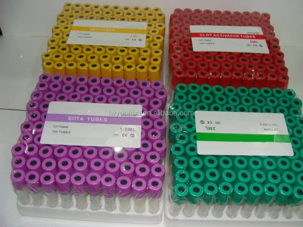Vacuum blood collection tube, EDTA Tube