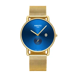 NIBOSI 2365 Casual Quartz Men Watch Waterproof Ultra Thin Mens Watches Top Brand Luxury Sports Wrist Watches For Men Clock