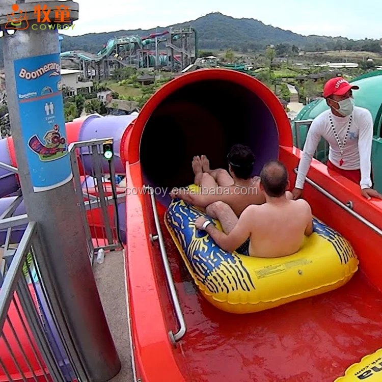 Стекловолокно боомеранго Бассейн Водные горки в аквапарк для продажи