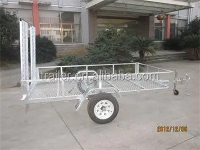 ECONOMY 4x6 SINGLE AXLE UTILITY TRAILER WITH RAMP GATE
