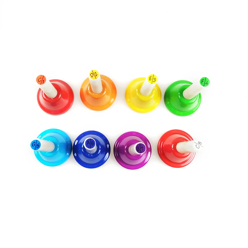 Rhythm Band percussion musical small 8 note hand bell for play