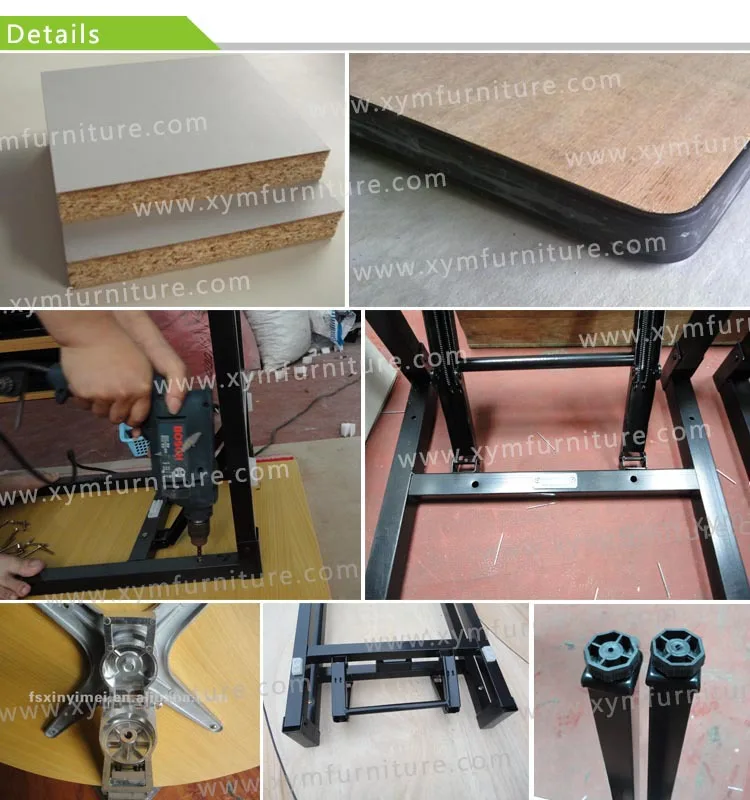 hot foldable round hotel table wholesale