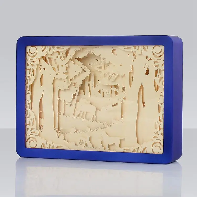 3D Illusion Acrylic Owl Led Desk Table Night Light Lamp