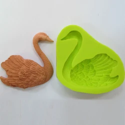 Swan shape silicone fondant Mould,Sugar paste Mould
