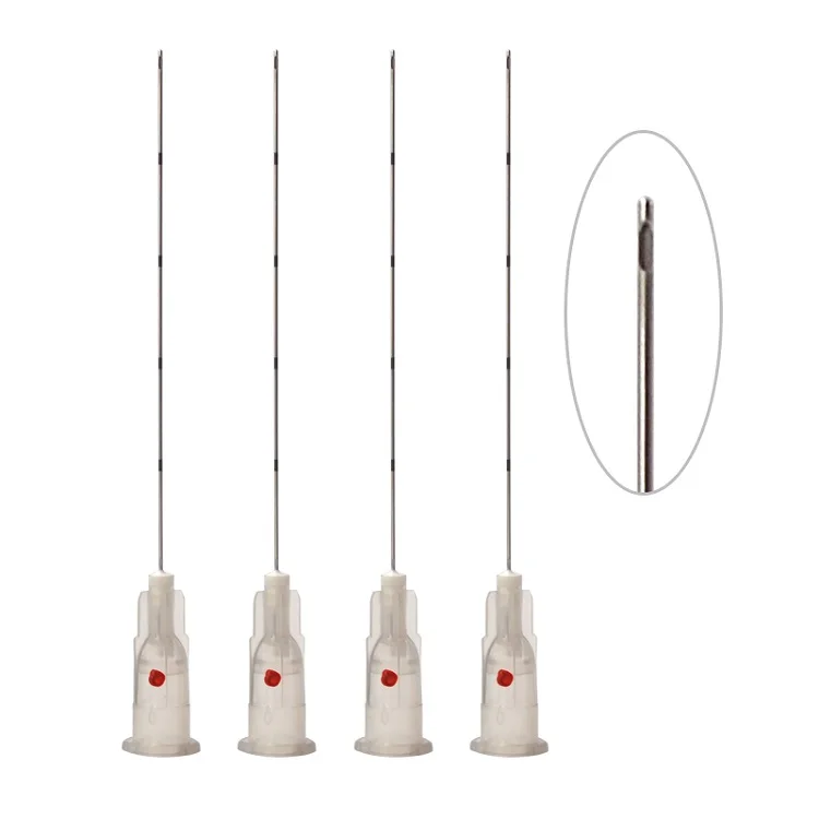 Hot sale blunt tip micro cannula 27G 40mm for filler injection