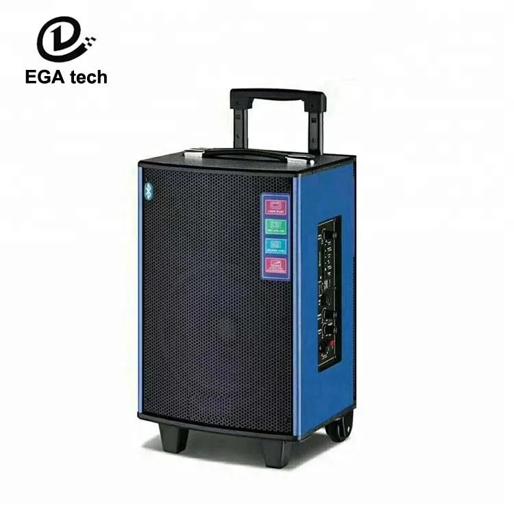 8' cart speaker with bluetooth for outdoor performance