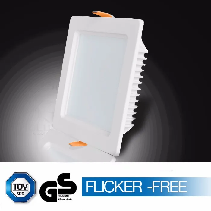 Поверхность 18 Вт светодиодные светильники с ультра тонкий регулируемый цветовой температуры SMD2835 светодиодные светильники