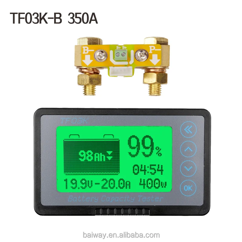 BW-TF03K 48V 350A Hight Precision LiFePo/Lead Acid battery voltage indicator
