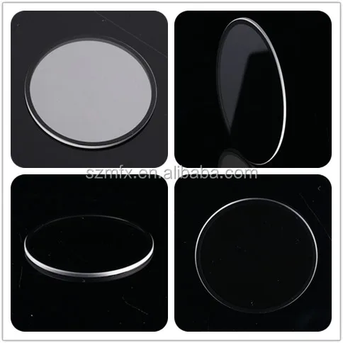  Customized flat lens Sapphire glass watch mirror