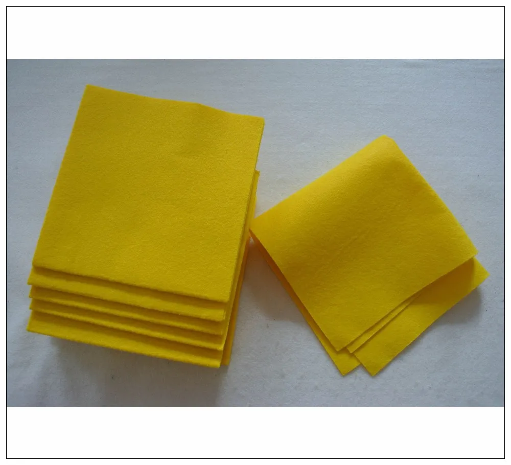 Needle punched nonwoven fabric super absorbent multi-purpose household cleaning products