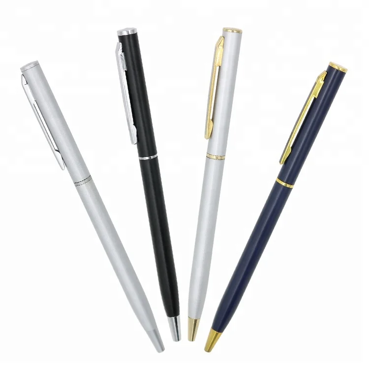 High Quality Best price Thin Metal Hotel Custom Promotional Pen
