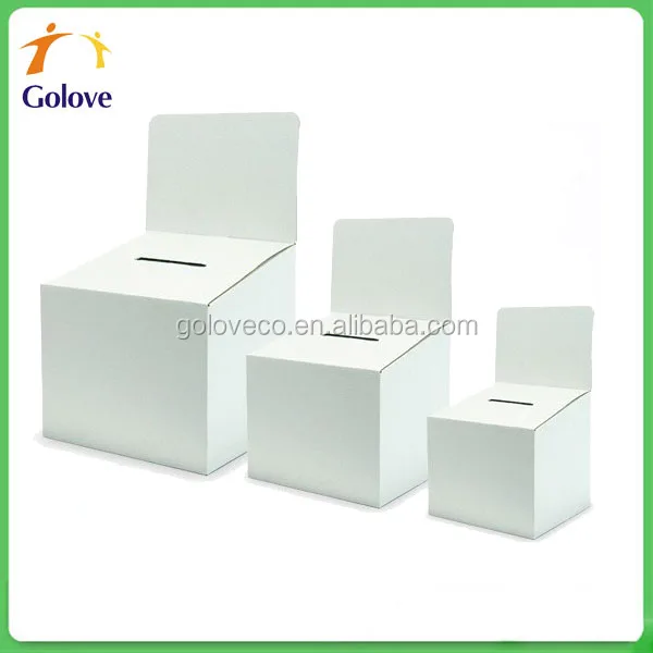 Напольная подставка из гофрированного картона для голосования