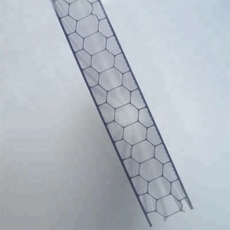 
honeycomb polycarbonate plastic sheet balcony cover sheet roof materials 