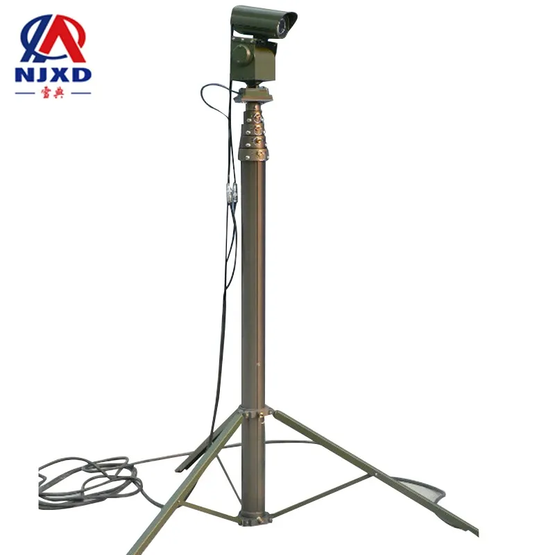 XD015 Tripod Pneumatic Telescopic Mast for CCTV Camera