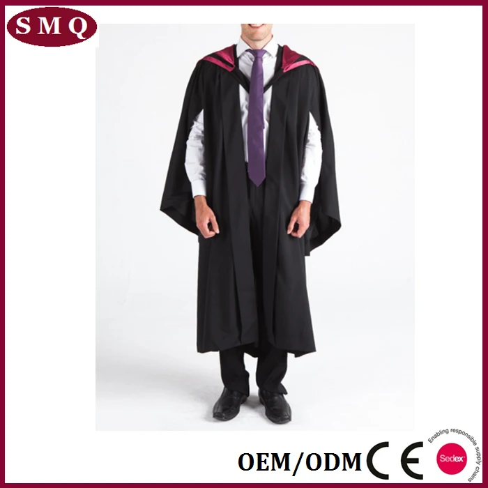 Customized Uk Cambridge Style Graduation Gown