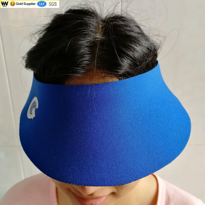 Marathon Cap Double-Color Neoprene Foam Sun Visor Hat