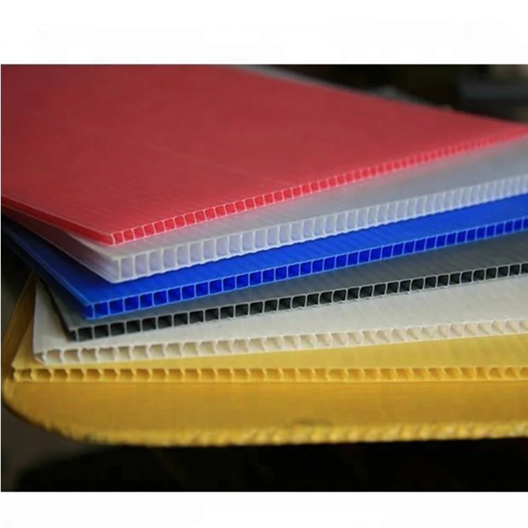 China Promotion Hollow Structure Corrugated Protective Polypropylene Sheet