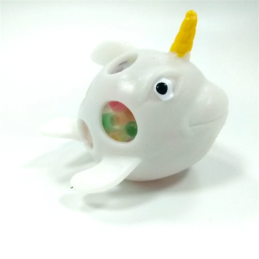 Wholesale Toy Squeeze Bead Stress Ball Cheap Fish Corn Anti-stress Ball Squishy Gel Bead Toys For Kids