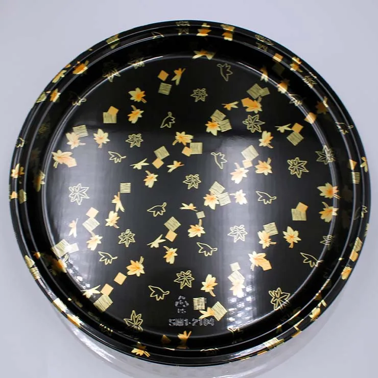 
Cheap price customized size biodegradable disposable round food trays plastic 