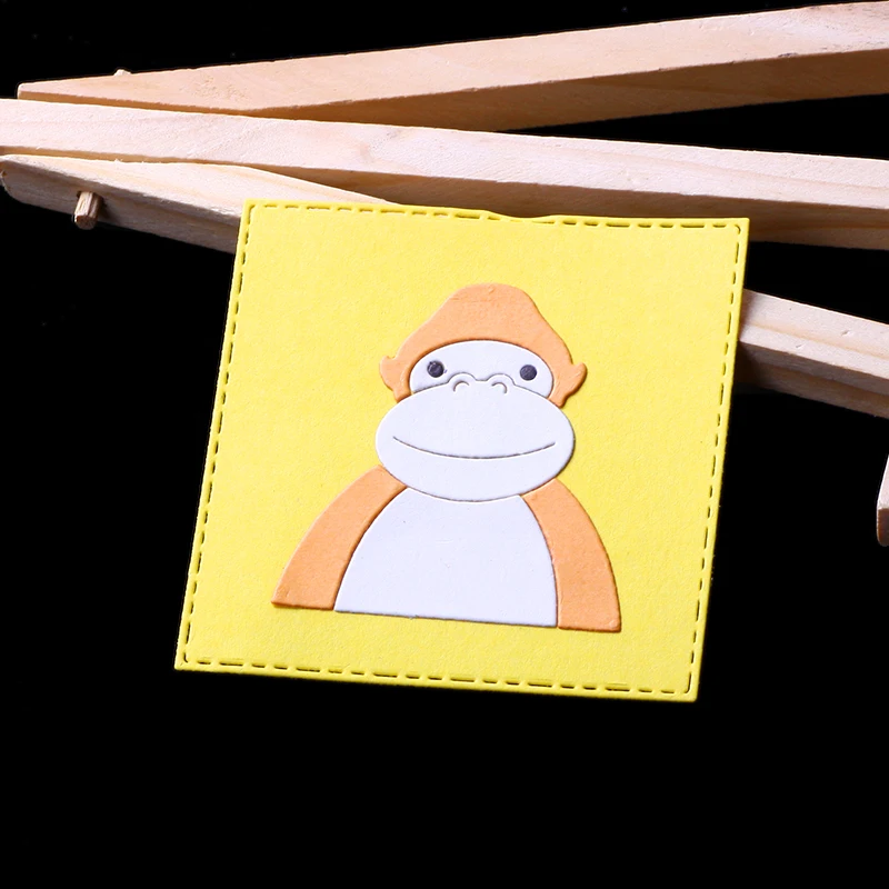 AAGU Lovely Character Pattern Metal Carbon Steel Die Cut Embossing Stencil Scrapbooking  Cutting Dies For Paper Card Making