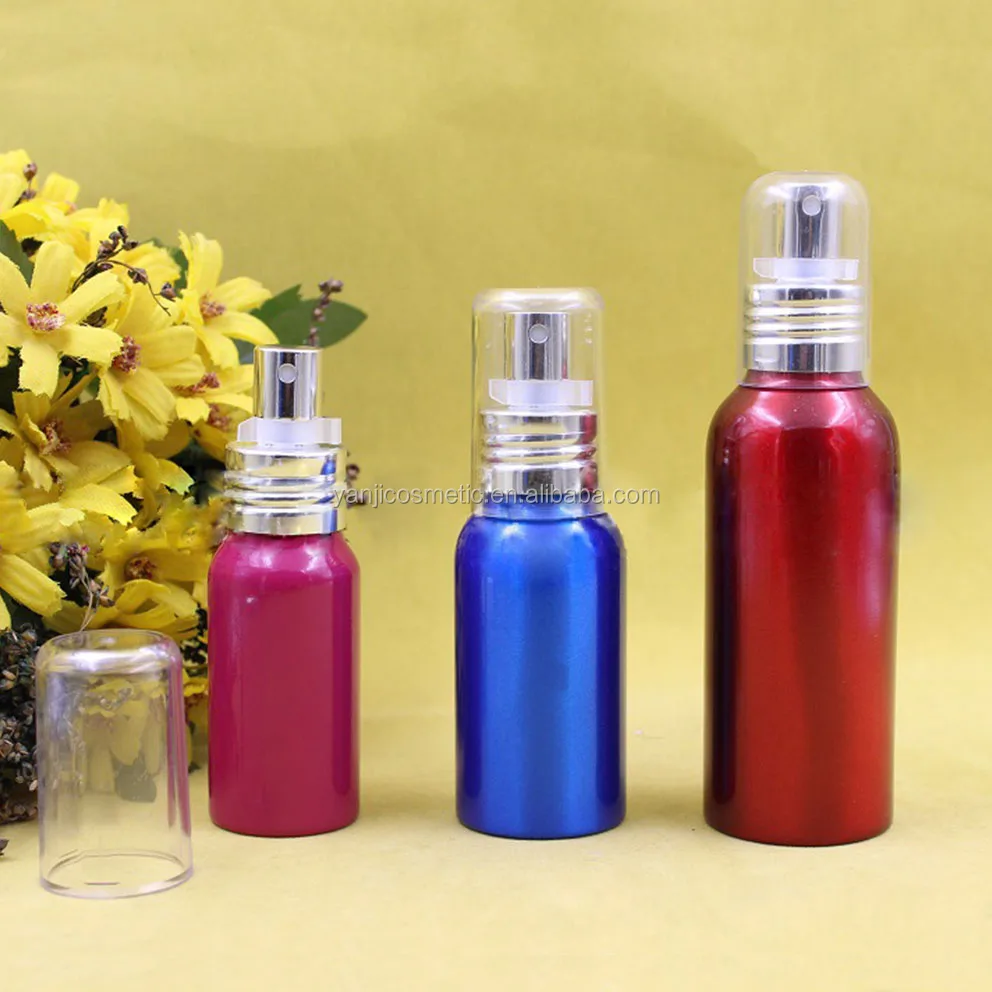 5ml, 10ml, 15ml, 20ml, 30ml, 50ml, 100ml, 120ml empty aluminum refill perfume atomizer spray bottle
