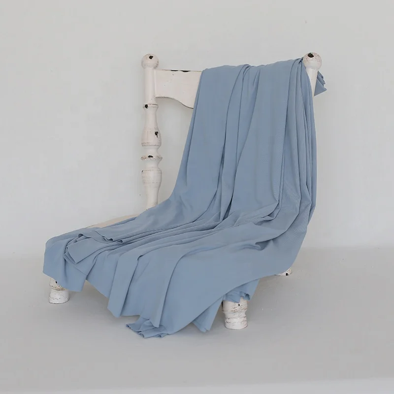 Newborn Photo Prop Knit Fabric Blanket Bean Bag Cover Infant Photo Backdrop Baby Photography Fabric Blanket