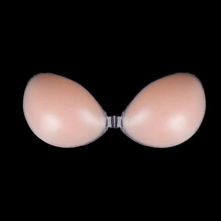 Self Adhesive Soft Silicone Bra Reusable Backless Invisible Push Up Bra Bh Strapless Sticky Bra