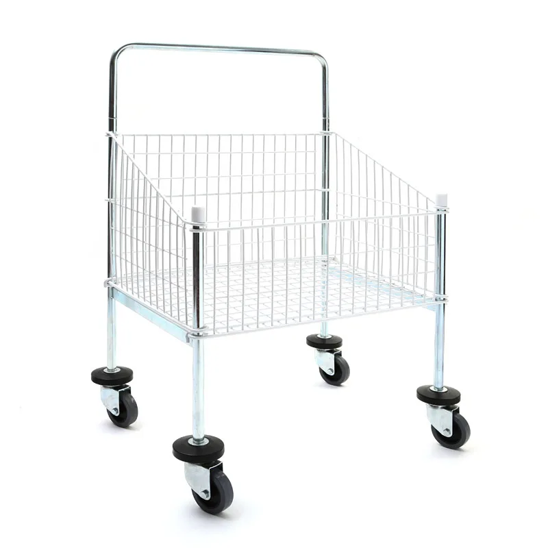 
Modern design supermarket shopping cart with 4 PU cover wheels 