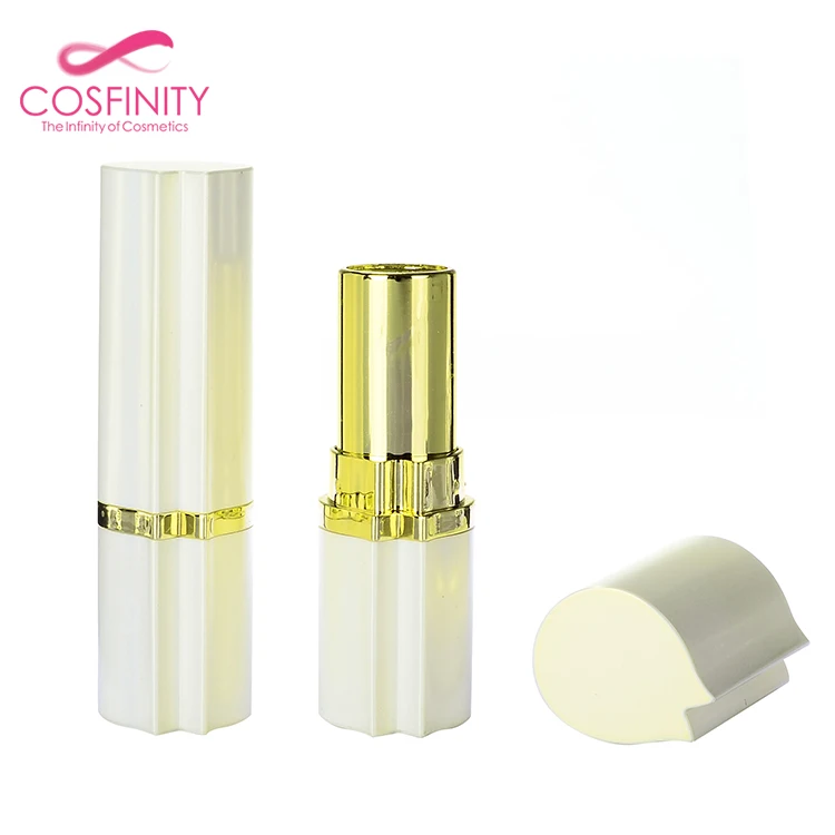 CP01-3031 cosmetic round shape aluminum lipstick case empty magnetic unique tube black lip balm container