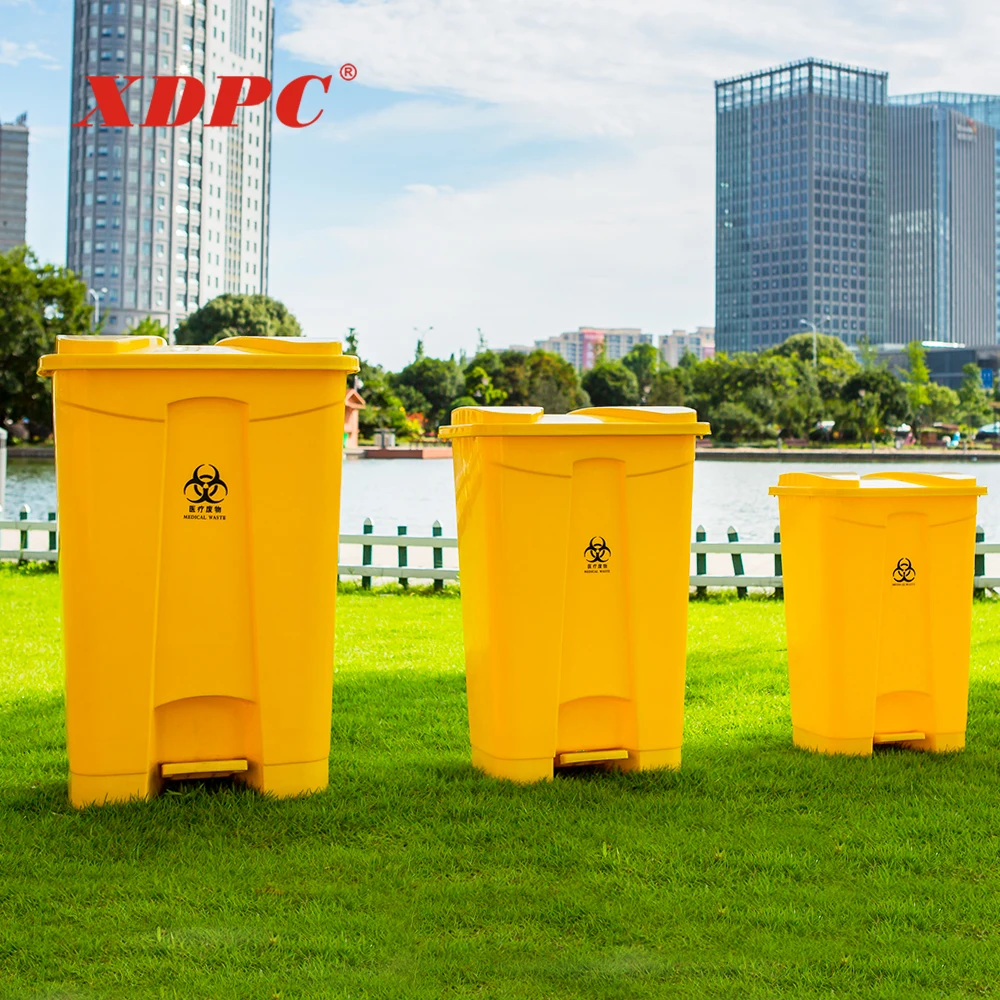 Ножная педаль открытый медицинский контейнер для мусора контейнер для больницы