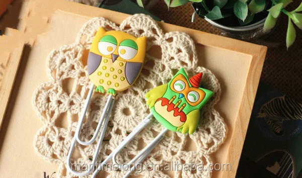 Cute Creative Owl Family design Metal Paper clip/DIY Multifunction Bookmark