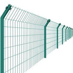 bilateral fence wire mesh galvanized chain link fence