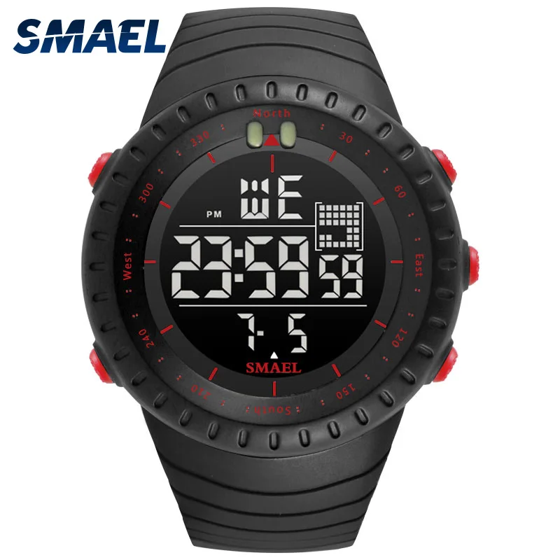 SMAEL 1237 multifunction digital wristwatch