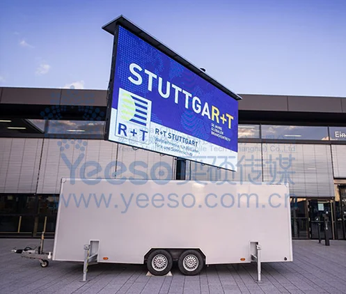 economy packed LED advertising billboard trailer for heavy duty truck