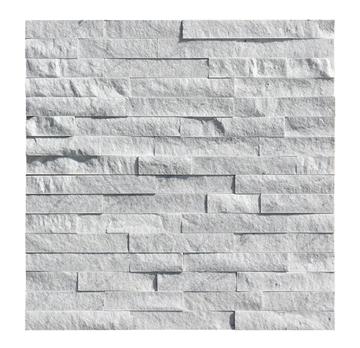 
Modern design interior rock wall cladding marble stacked panels 