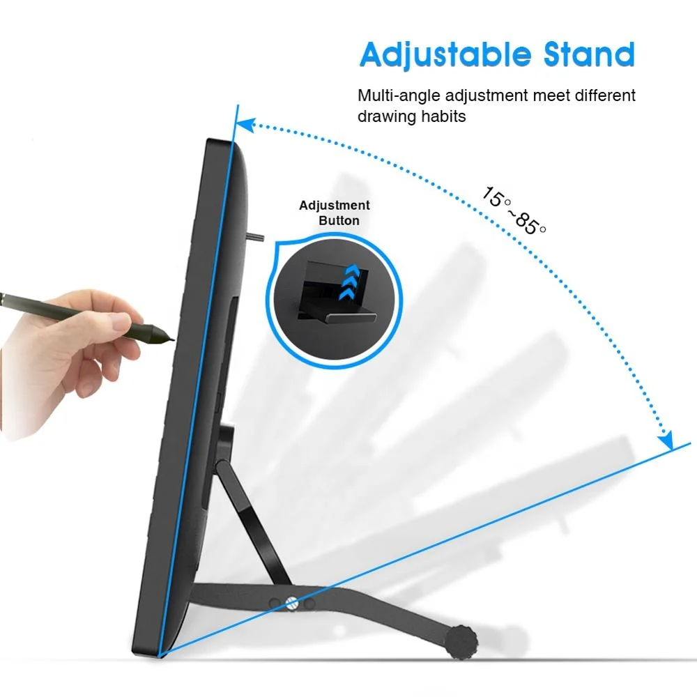 
Veikk VK1560 China factory led graphics display in electromagnetic digitizer technology graphics lcd display 1920x1080 monitor 